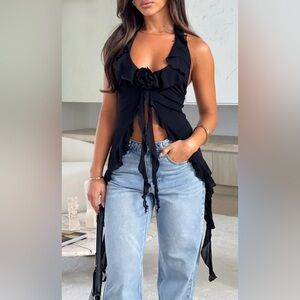 Spotlight Top Black (M) - White Fox Boutique